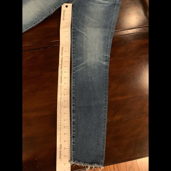 AG The Legging Raw Hem Ankle Skinny Jeans 12 Yrs - Picture 16 of 16